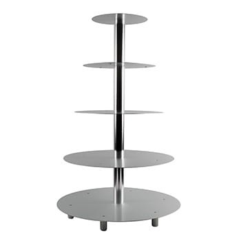 Stojak na tort stal nierdzewna 5 piętrowy