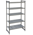 Regał magazynowy CAMBRO Camshelving® basics plus z kompozytu z 4 wentylowanymi półkami 915x460x(H)