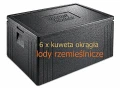 Pojemnik termoizolacyjny 6 x lody rzemieślnicze 80l Thermohauser 37682